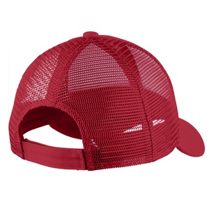 Gorra Trucker Roja de Malla, 6 Paneles, Cierre Trasero Ajustable, Unisex, Casual, para Exteriores, Estilo Primavera-Verano - Product Image 3