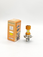 Venta caliente de alta potencia H6 motocicleta LED faros H4 luces altas y bajas sin error luces antiniebla