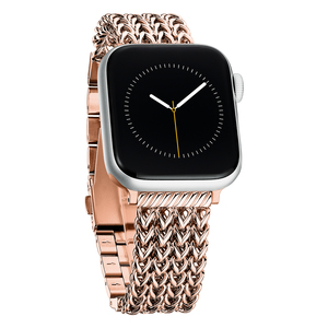 Bracelets en <span class=keywords><strong>maille</strong></span> pour <span class=keywords><strong>Apple</strong></span> <span class=keywords><strong>Watch</strong></span> pour femmes, bracelets de montre en acier inoxydable pour <span class=keywords><strong>Apple</strong></span> <span class=keywords><strong>Watch</strong></span> S11-1, 38 40 41 42 44 45 46, ODM OEM - Product Image 2