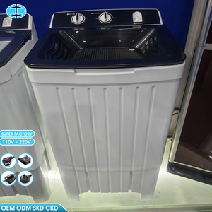 Laveuse-sécheuse à chargement par le haut de grande capacité 15 kg OEM pour usage domestique et hôtelier, avec instructions en anglais, couvercle en verre, électrique, vente en gros d'usine - Product Image 1