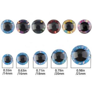 Nouvelles <span class=keywords><strong>Yeux</strong></span> <span class=keywords><strong>de</strong></span> <span class=keywords><strong>Sécurité</strong></span> en Plastique 3D Scintillants pour Jouets, Amigurumi, Poupées en <span class=keywords><strong>Peluche</strong></span>, <span class=keywords><strong>Yeux</strong></span> pour Poupées Animaux Mixtes 14/16/18/20/25mm - Product Image 3