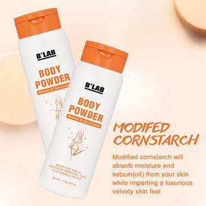 Polvo corporal perfumado absorbente de sudor para el cuidado corporal de etiqueta privada con bomba aplicadora Polvo para polvo sin talco sin aerosol para el cuerpo - Product Image 5