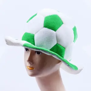 Soccer Shape Football Fan Hat Accessories Carnival Hat Cheering Hat For Football Fans And Sports Party