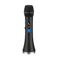 Microphone sans fil portable, micro, microfono inalambrico profesional, amplificateur de karaoké, système de haut-parleurs sans fil