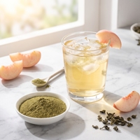 100% Pure Natuurlijke Witte Perzik Oolong Theepoeder Zonder Toevoegingen voor Melkthee Fruitthee Bakken Voedingsmiddelenkwaliteit Groothandel Leverancier