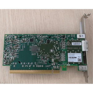 การ์ดเครือข่าย McAfee 100GbE Dual-Port QSFP28 PCIe Gen4 x16 พร้อมแผ่นรองด้านหลังแบบเต็มความสูง รองรับการส่งข้อมูลความเร็วสูง - Product Image 1