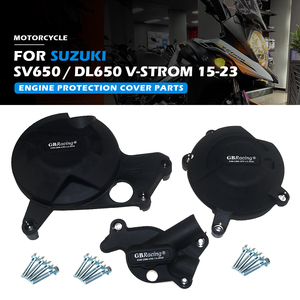 SV650 ฝาครอบเครื่องยนต์รถจักรยานยนต์สำหรับ SUZUKI <span class=keywords><strong>SV650X</strong></span> 2015-2025 DL650 V-STROM 2017-2025 อุปกรณ์เสริมรถจักรยานยนต์ - Product Image 1