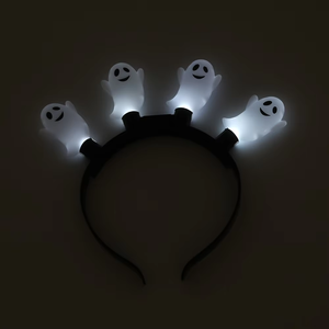 Có thể điều chỉnh Halloween Headband kẹo ngô đèn LED biểu tượng tùy chỉnh bí ngô bên hairband giáng sinh trang phục trang trí an ninh - Product Image 3