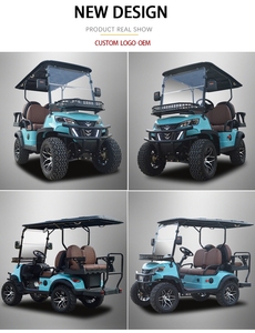 Carrito de Golf Urbano Elevado de 7-8 Plazas y Club Car con Velocidad de 30-50 km/h y Autonomía de 50-70 km, Certificado EEC/GCC/CE/DOT, Precio Bajo de Fábrica, Alta Calidad - Product Image 3