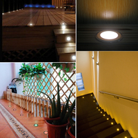 Luz LED Subterránea para Exteriores, para Caminos de Entrada, Terrazas, 12V 230V