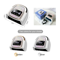 Lampe à ongles UV LED sans fil rechargeable 120W, séchoir à gel sans fil avec écran LCD diamant, durcissement rapide pour salon et usage domestique