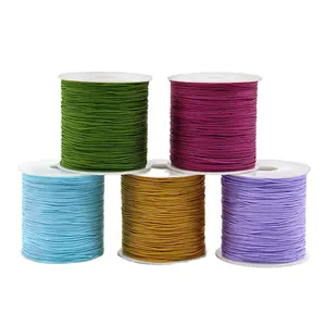 Hot Sale Factory Chinese Knot Macrame Cord Making Beading String Threads for nylon thread beading