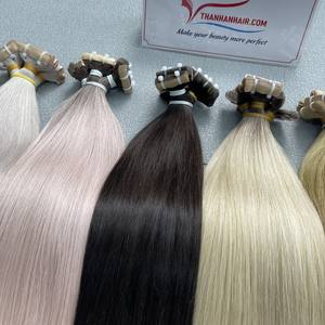 Prix de gros russe Invisible Extensions de cheveux vierge Remy Invisible Tape Extension de cheveux de haute qualité brut cheveux vietnamiens - Product Image 1