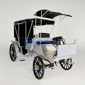 Carruaje de Cenicienta de Estilo Clásico Simple, Eléctrico o con Caballos, Ideal para Alquileres de Bodas y Lugares de Entretenimiento - Product Image 6