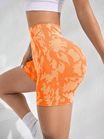 Neue High-Waist Spandex/Nylon Yoga-Shorts für Damen, atmungsaktiv, eng anliegend, figurformend, Po-Lifting-Effekt, für Laufen, Training und Fitness