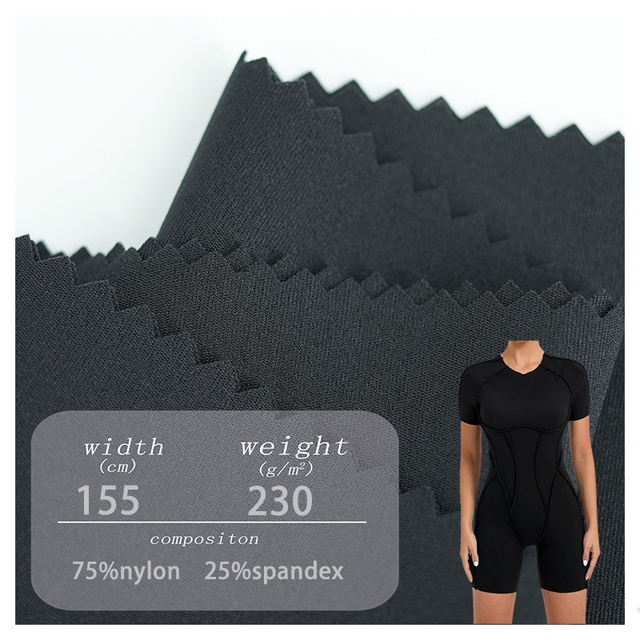 Wholesale High Elastic Knitted Double-sided Stretch Fabric for Yoga Swimwear & Sportswear-Wicking & Quick-Dry