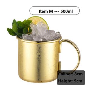 Vente en gros Acier inoxydable Cuivre <span class=keywords><strong>Verre</strong></span> à bière Tambour martelé Moscou Mule Tasse Verres à vin Tasse à bière avec poignée - Product Image 5
