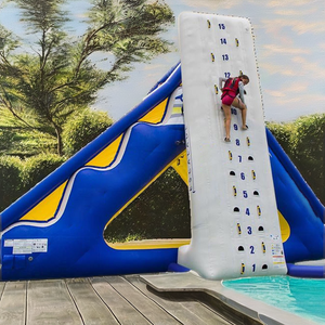 Grand toboggan aquatique gonflable en PVC, <span class=keywords><strong>prix</strong></span> usine, aquaparc flottant avec de nombreux jeux aquatiques amusants, usage commercial - Product Image 2