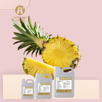 Extrait liquide aromatisant à l'ananas pour diverses applications alimentaires : bonbons, crème glacée, rouge à lèvres, jus, poudre aromatique, parfum