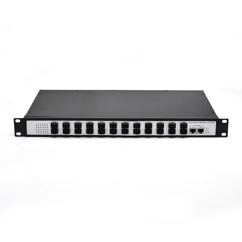 Wanglink, гигабитный коммутатор Ethernet, 24 порта SFP, 2 10/100/1000 Мбит/с
