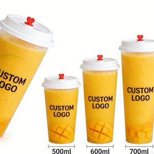 Gobelets en plastique PP givré personnalisés, design sur mesure pour jus, 12 oz, 16 oz, gobelets jetables avec logo - Product Image 6