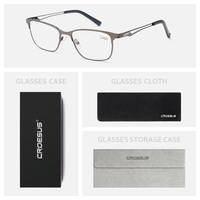 Proveedor de Gafas al por Mayor, Gafas de Lectura con Bloqueo de Luz Azul para Hombres de Negocios, Metálicas y Modernas, para Trabajo de Oficina y Lectura