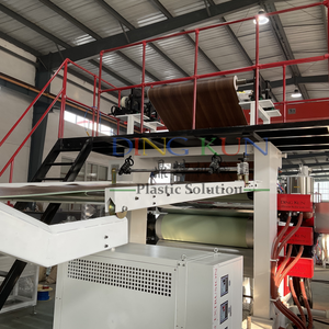 Panel de pared de PVC de alta calidad, lámina de mármol UV, piso de techo, tablero brillante, línea de producción de maquinaria - Product Image 5