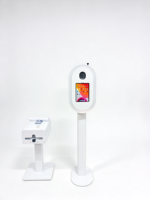 Bilik Foto Selfie iPad Kamera Booth Cangkang Logam Mini Stand Props Aksesoris Gratis