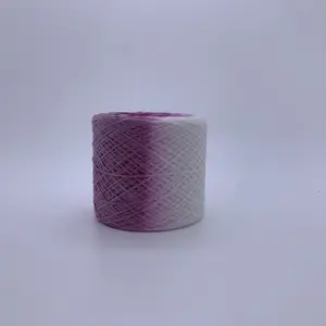 Fio fotocromático de Chenille 10/1NM 100% poliéster reciclado para projetos DIY de tecido à mão - para crochê tricotando estilos extravagantes