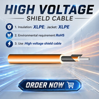 Câble haute tension blindé 1500V DC, gaine XLPE 125 degrés, fil de cuivre nu flexible pour batterie et moteur de véhicule électrique
