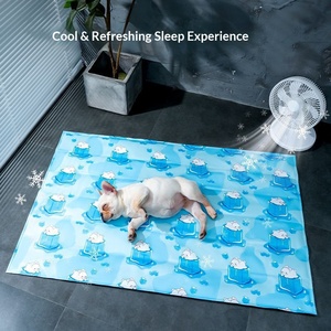Tapis rafraîchissant pour chien et chat, tapis de couchage pour animaux de compagnie, tapis de sol pour chat, idéal pour l'été avec effet glace - Product Image 5