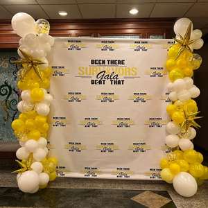 خدمة طباعة لافتة مخصصة جدار خلفية خلفية لافتة عيد ميلاد - Product Image 2