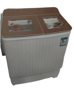 Lave-linge semi-automatique <span class=keywords><strong>à</strong></span> double cuve, électrique, autonome, grande capacité 7/10 <span class=keywords><strong>kg</strong></span>, pour usage hôtelier, normes britanniques et européennes - Product Image 3