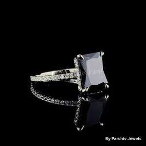 แหวนเพชรธรรมชาติทำมือสำหรับงานหมั้นหรือของขวัญสุดพิเศษใช้ได้ทุกวัน - Product Image 4