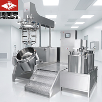 Cuve mélangeuse agitateur populaire 500L-PLC / Machine de mélange de détergent entièrement automatique / Machine de fabrication de produits chimiques quotidiens / Broyeur-mélangeur
