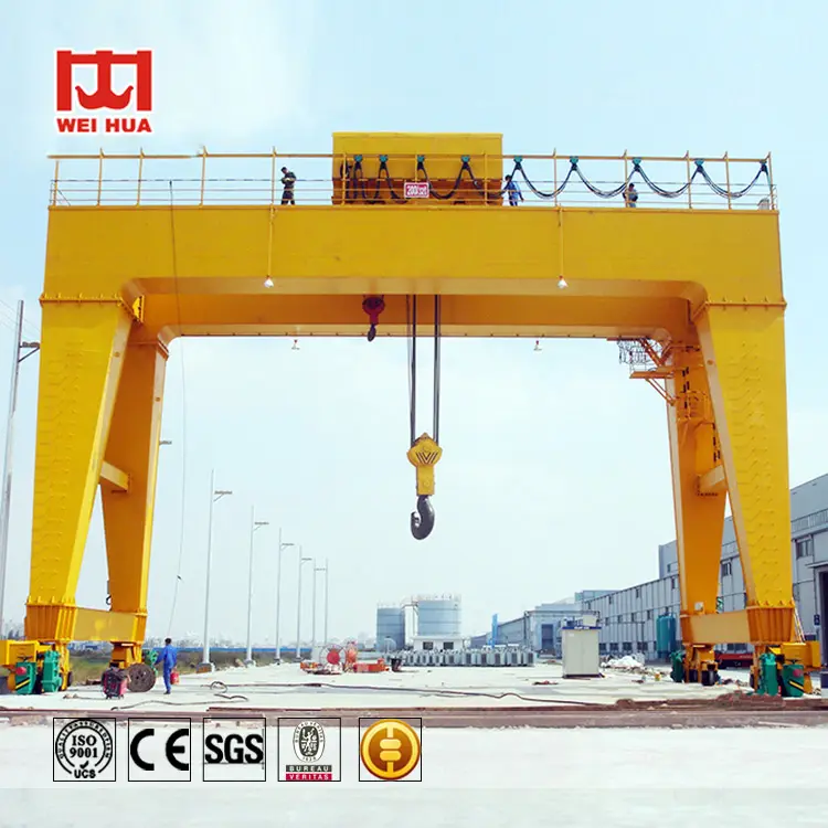 heavy duty 20 ton frame crane double girder 30 ton 32 ton hydraulic mobile gantry cranes