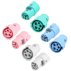 Adaptador de Carga Rápida <span class=keywords><strong>TPC</strong></span> de 80A, Conector Externo para Vehículos Eléctricos con Enchufe Tipo 1 J1772, Convertidor de Cargador AC con Toma Sae J1772 - Product Image 1