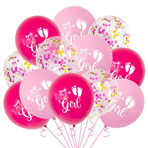 Globo de Aluminio de 12 Pulgadas con Diseño de Niño y Niña para Revelación de Género, Decoración para Baby Shower - Product Image 3