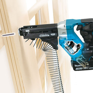 Destornillador Automático Recargable Makita DFR453 de 25-55 mm, Herramienta Eléctrica de Grado Profesional - Product Image 1