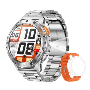 Ban Nhạc Thép Không Gỉ Amoled Màn Hình Thể Thao Thông Minh Đồng Hồ Cho Nam Giới Với Câu Trả Lời Cuộc Gọi Theo Dõi Sức Khỏe IP68 Không Thấm Nước Email - Product Image 2