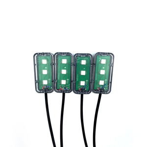 Lampe d'ambiance décorative à commande par application ADT, décoration intérieure du tableau de bord, bande lumineuse en acrylique, 18 en 1, lumière d'ambiance LED RGB pour voiture - Product Image 2