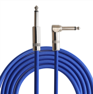 Pro <span class=keywords><strong>C</strong></span> 6FT 1,8 M rechtwinklig bis gerade 6,35mm 1/4 Instrumenten kabel Bass AMP Kabel für E-Bass Gitarre Pro Audio - Product Image 3