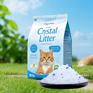 <span class=keywords><strong>Litière</strong></span> pour chat en gel de <span class=keywords><strong>silice</strong></span> cristallin sans poussière désodorisant, sable de <span class=keywords><strong>silice</strong></span> cristallin, matériau <span class=keywords><strong>biodégradable</strong></span> conforme à la norme ISO9001 - Product Image 1