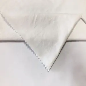 High Quality Plain Dyed bio white 100% cotton fabric