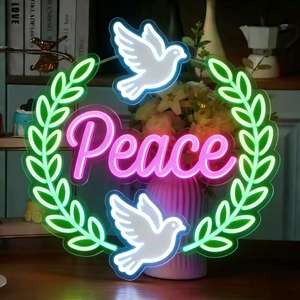 Enseigne au néon LED personnalisée - Vente en gros, livraison directe, pas de MOQ, logo personnalisé, lumière pour le Ramadan, jeu ouvert, pizza - Product Image 4