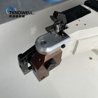 Machine automatique de pliage des bords de sandales en cuir TKNOWELL, machine de pliage des bords de semelles intérieures