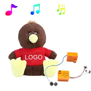 Gran oferta, grabadora de voz, muñeco de Animal suave, oso de peluche parlante repetido, juguetes de peluche personalizados