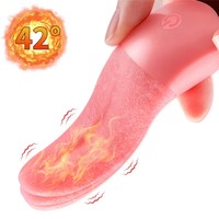 Beliebtes Design Vibrator Bester Vibrator für Frauen mit Leckfunktion und Vibrierender Zunge