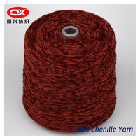 Fil de chenille 2.2Nm | Fournisseur d'or | quantité minimale de commande de 1000KG | Texture ultra-pelucheuse | pour la fabrication de couvertures/jetés