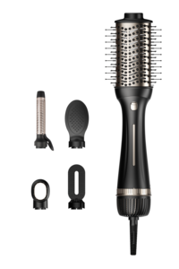 <span class=keywords><strong>Brosse</strong></span> à <span class=keywords><strong>cheveux</strong></span> multifonctionnelle à air chaud 5 en 1 Lisseur de <span class=keywords><strong>cheveux</strong></span> <span class=keywords><strong>Brosse</strong></span> électrique à séchage rapide <span class=keywords><strong>Brosse</strong></span> à air chaud en une seule étape - Product Image 2
